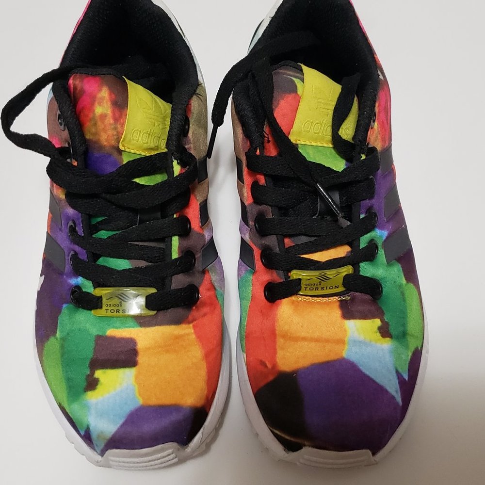 Adidas ZX Flux Multicolored Sneaker - size 5